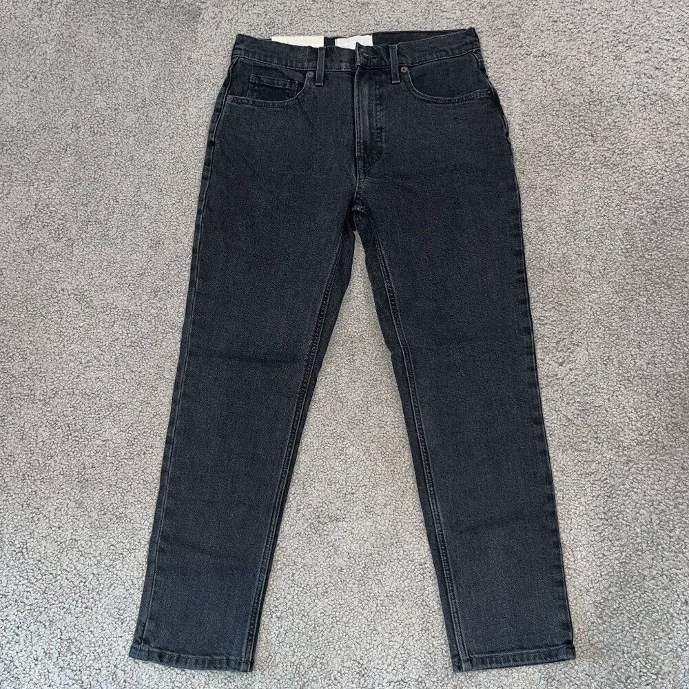 EVERLANE NWT The Original Cheeky Jean Size 28 High Rise Straight Crop -Black